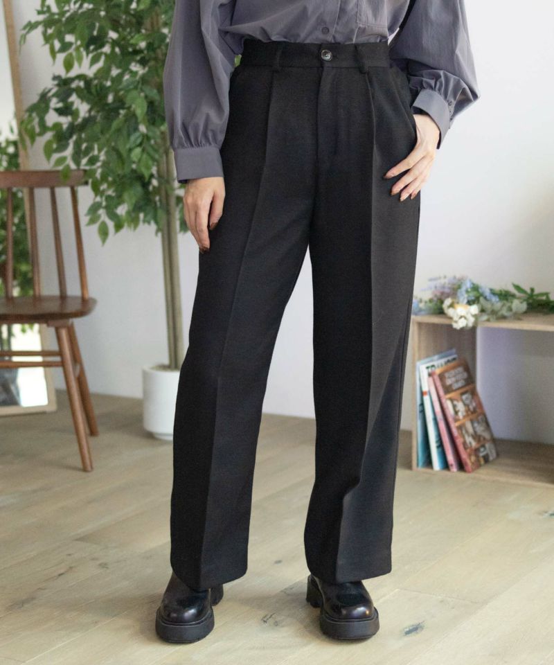 HusHusH  タックセミワイドパンツ レディース商品画像-7