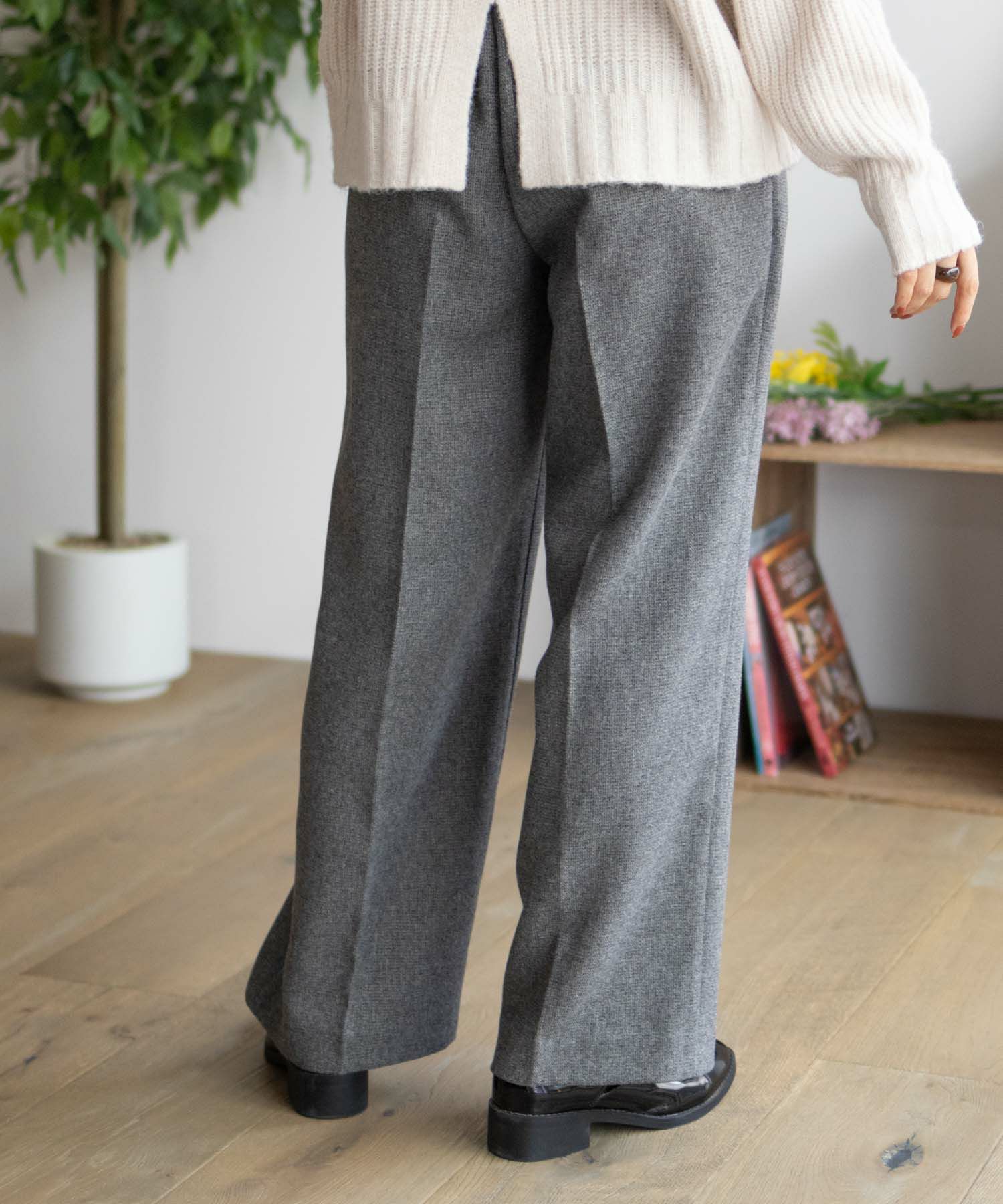 HusHusH  タックセミワイドパンツ レディース商品画像-16