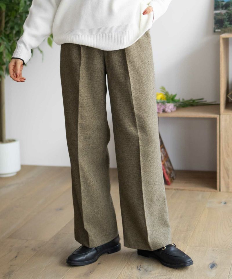 HusHusH  タックセミワイドパンツ レディース商品画像-22