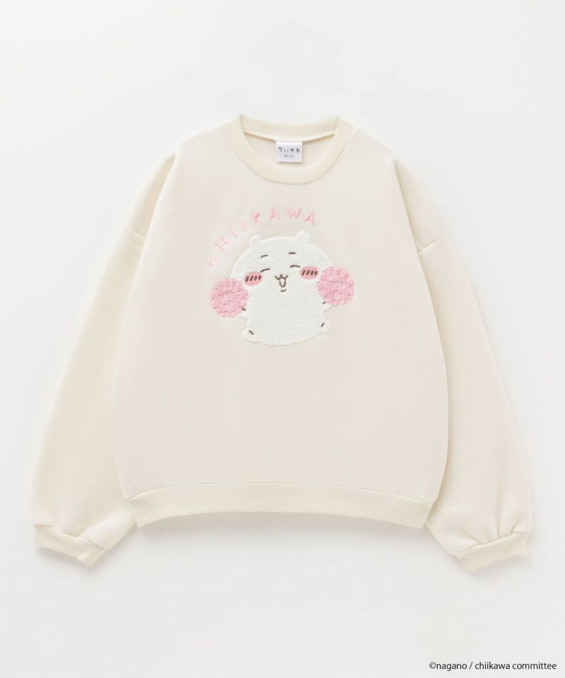 ちいかわ サガラワッペンパイル起毛トレーナー ちいかわ キッズ商品画像-3