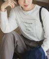 nAvy BOXプリント長袖Tシャツ レディース ネコポス 対応商品