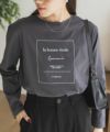 nAvy BOXプリント長袖Tシャツ レディース ネコポス 対応商品