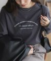 nAvy メッセージプリント長袖Tシャツ レディース ネコポス 対応商品