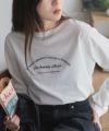 nAvy メッセージプリント長袖Tシャツ レディース ネコポス 対応商品