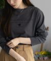 nAvy ネコプリント長袖Tシャツ レディース ネコポス 対応商品