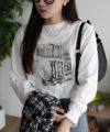 nAvy フォトプリント長袖Tシャツ レディース ネコポス 対応商品