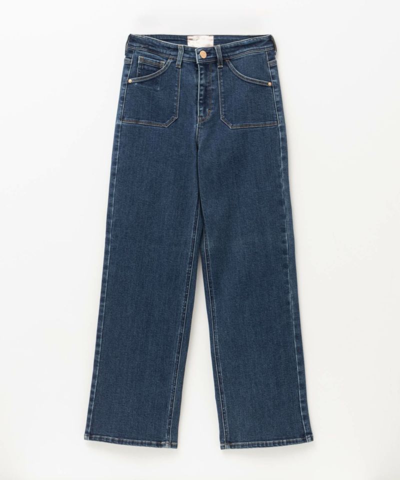 C17  ベイカーポケットワイドデニムパンツ レディース商品画像-8
