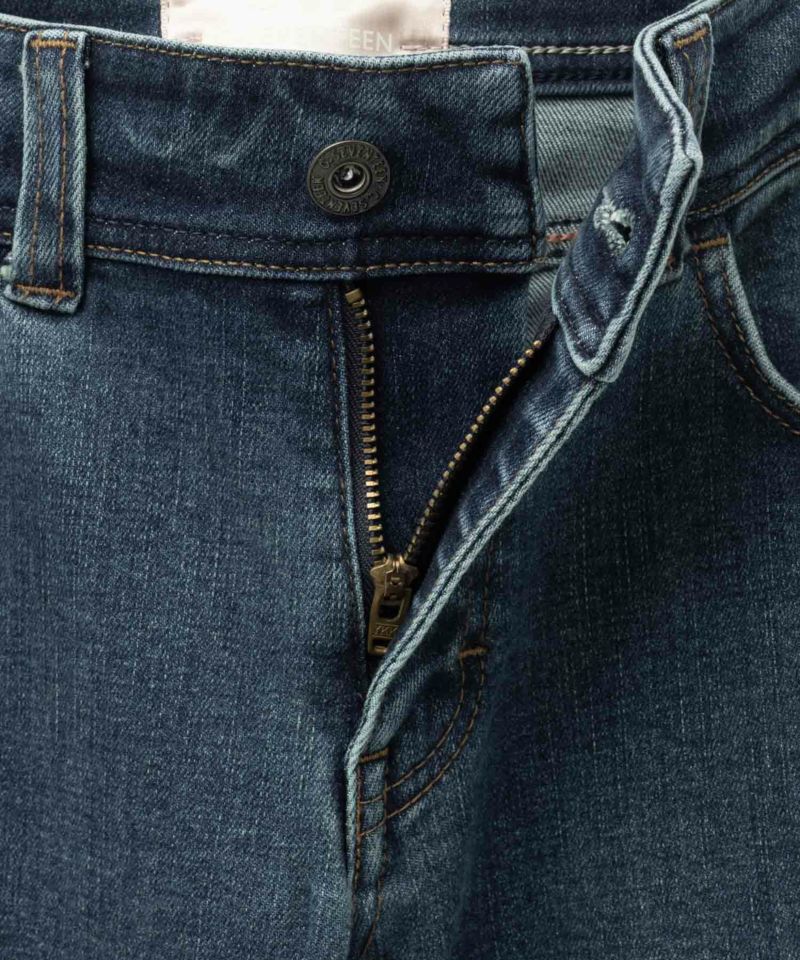 C17  タックワイドバギーデニムパンツ レディース商品画像-13