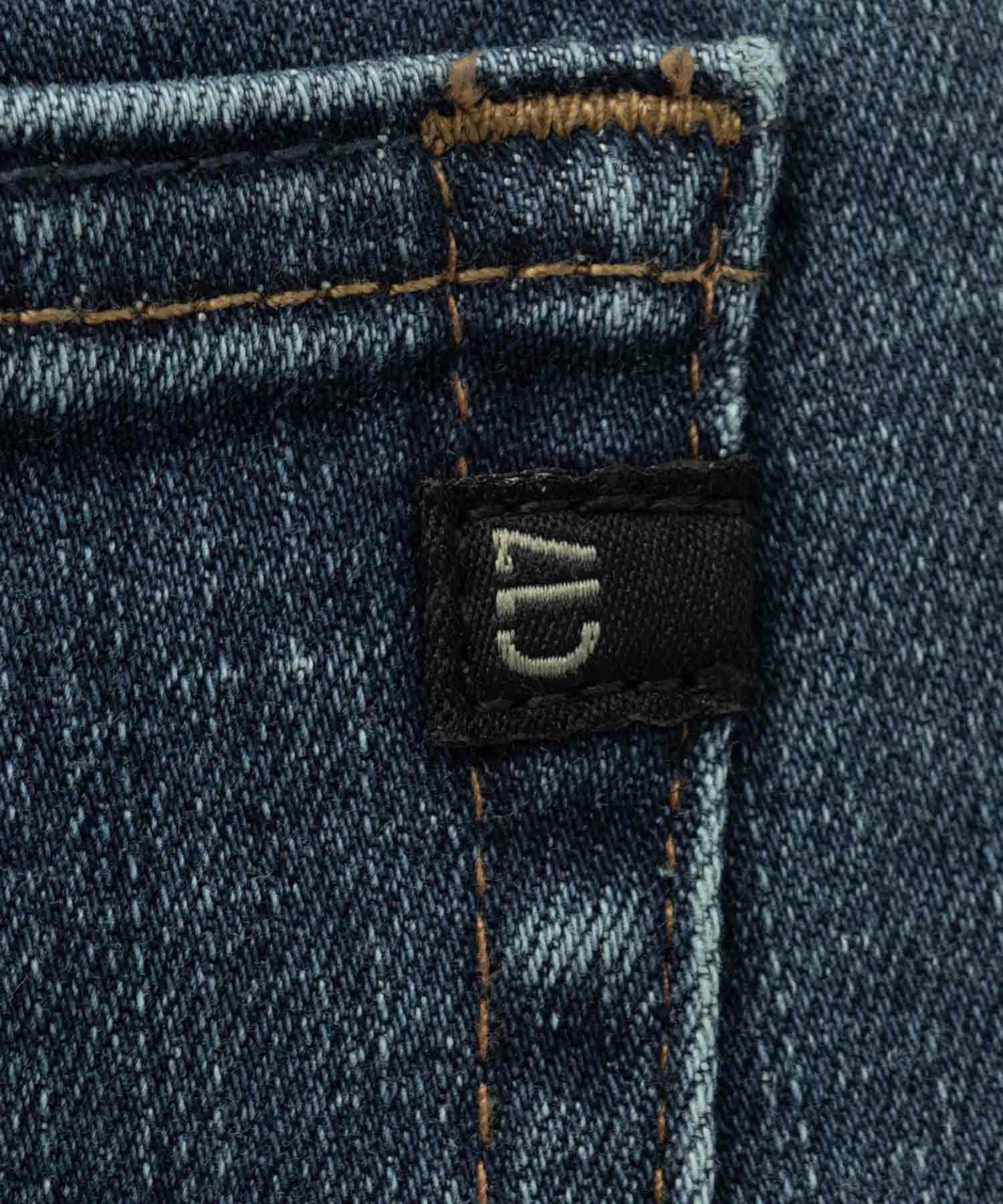 C17 タックワイドバギーデニムパンツ レディース