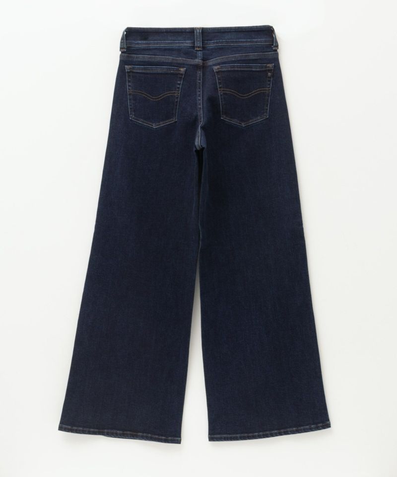 C17 タックワイドバギーデニムパンツ レディース商品画像-9