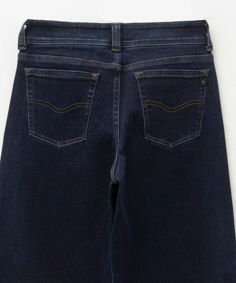 C17  タックワイドバギーデニムパンツ レディース商品画像-11