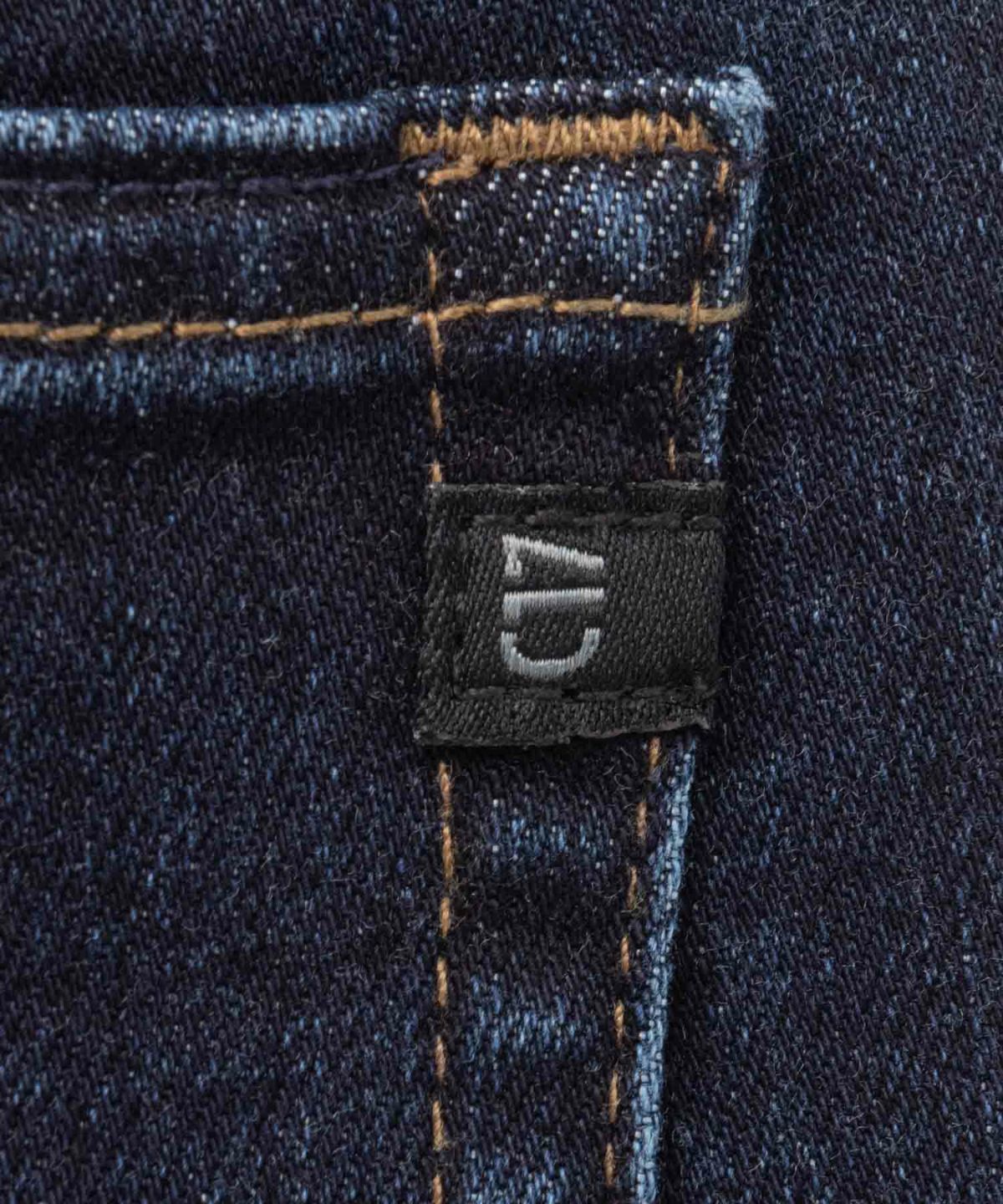 C17 タックワイドバギーデニムパンツ レディース