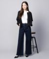 C17 タックワイドバギーデニムパンツ レディース商品サムネイル-15