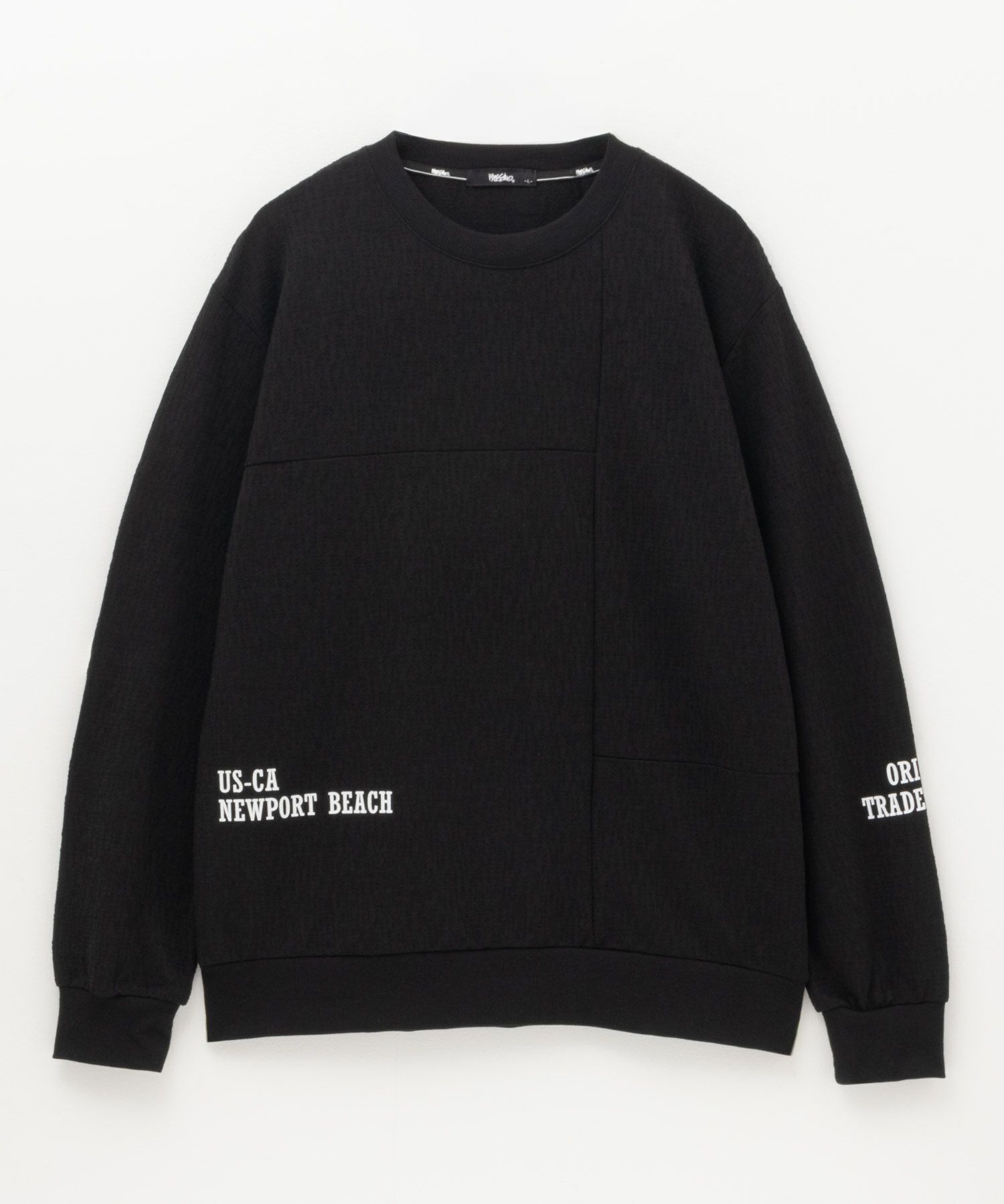 MOSSIMO ふくれジャガードトレーナー メンズ