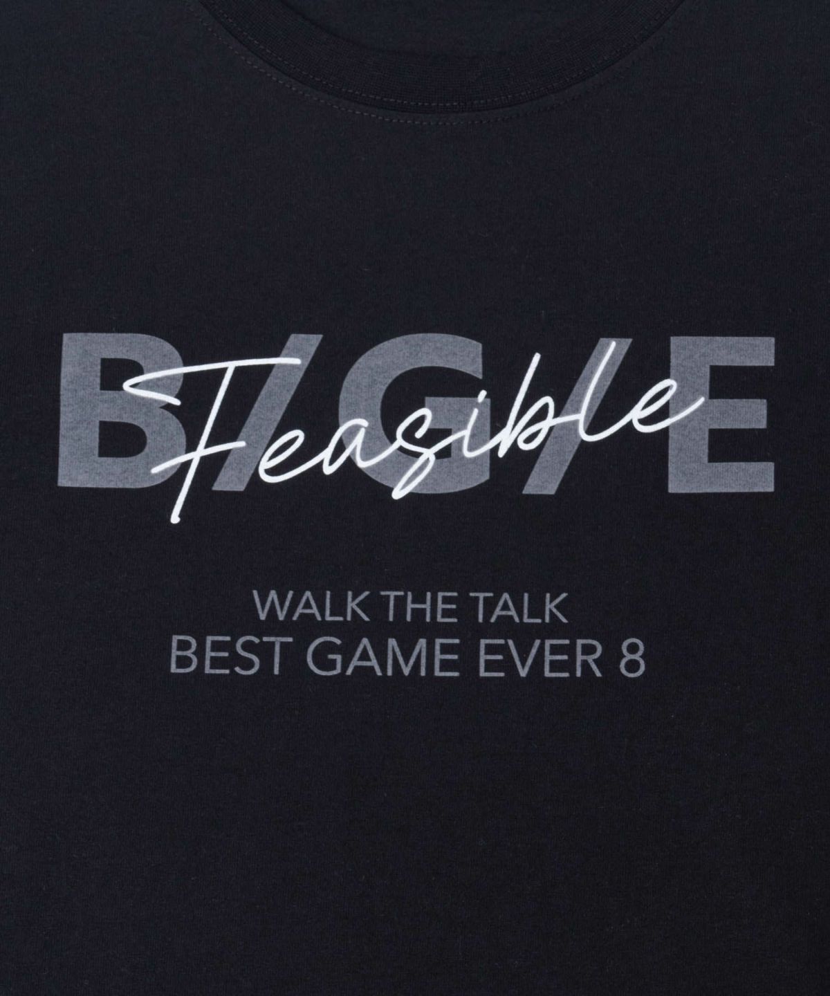 T-GRAPHICS ロゴデザイン長袖Tシャツ メンズ