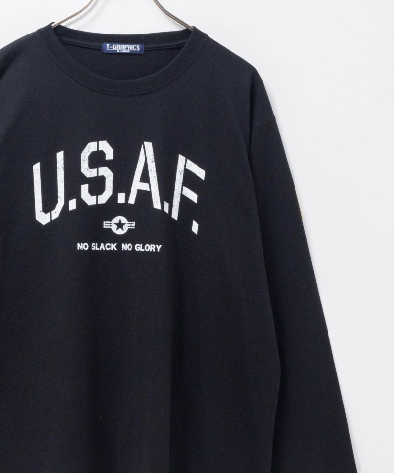 T-GRAPHICS  ミリタリープリント長袖Tシャツ メンズ商品画像-3