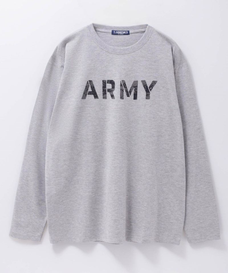 T-GRAPHICS  ミリタリープリント長袖Tシャツ メンズ商品画像-7