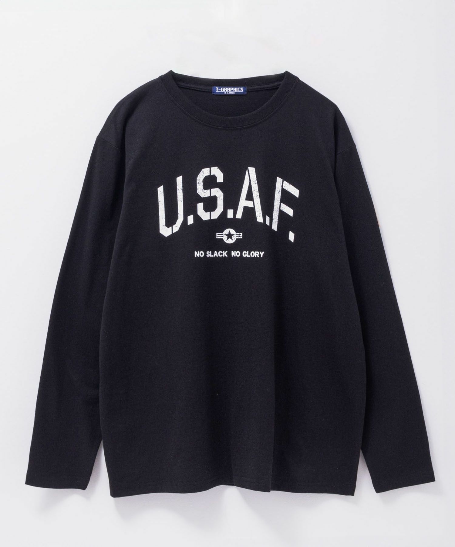 T-GRAPHICS  ミリタリープリント長袖Tシャツ メンズ商品サムネイル-9