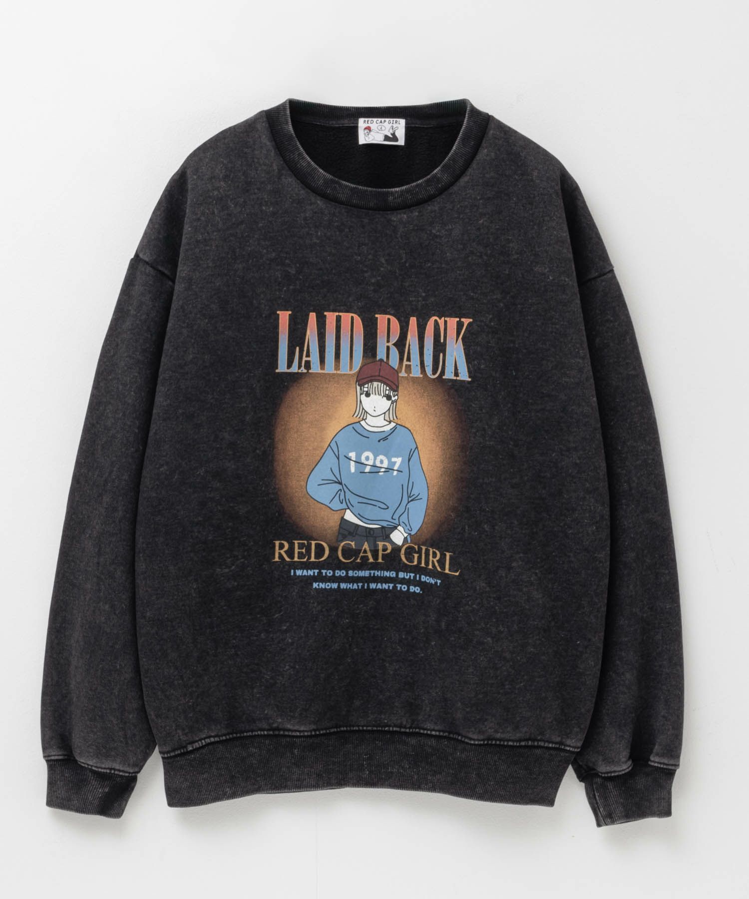 RED CAP GIRL  裏起毛スノーウォッシュクルーネックスウェット メンズ商品画像-8