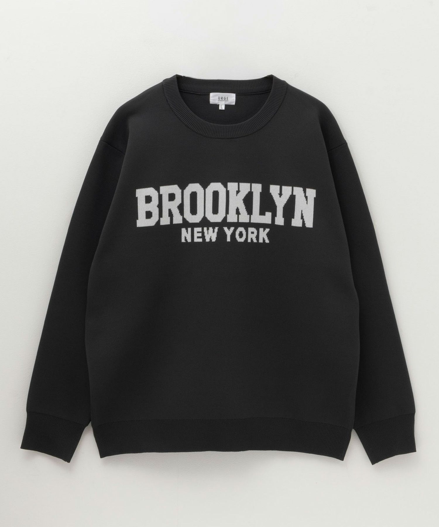 7Gジャガードスウェットライククルーニット メンズ商品画像-5