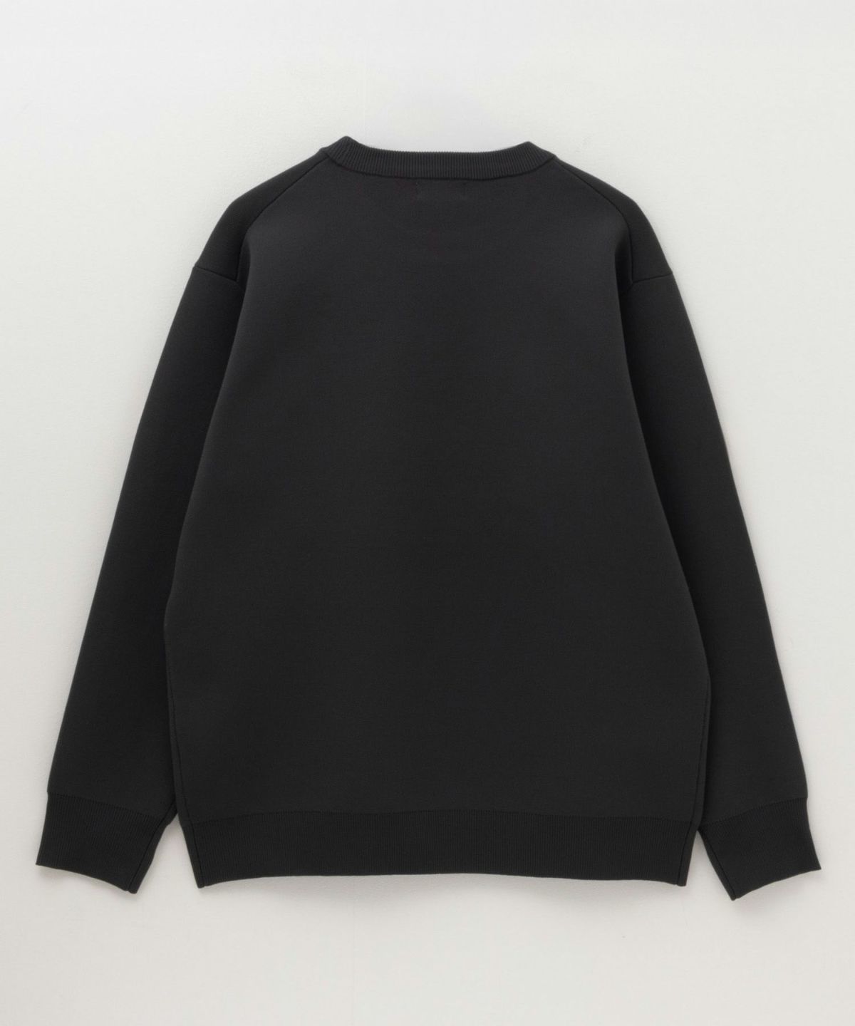 7Gジャガードスウェットライククルーニット メンズ