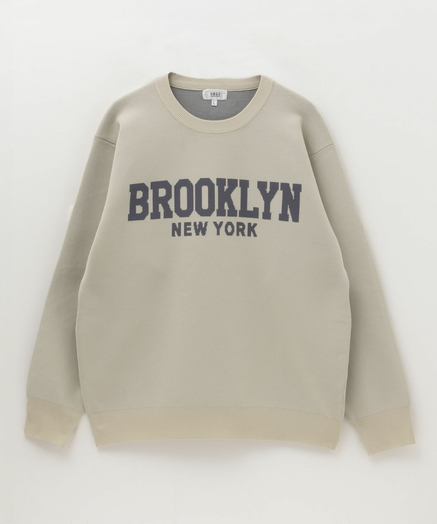 7Gジャガードスウェットライククルーニット メンズ商品画像-7