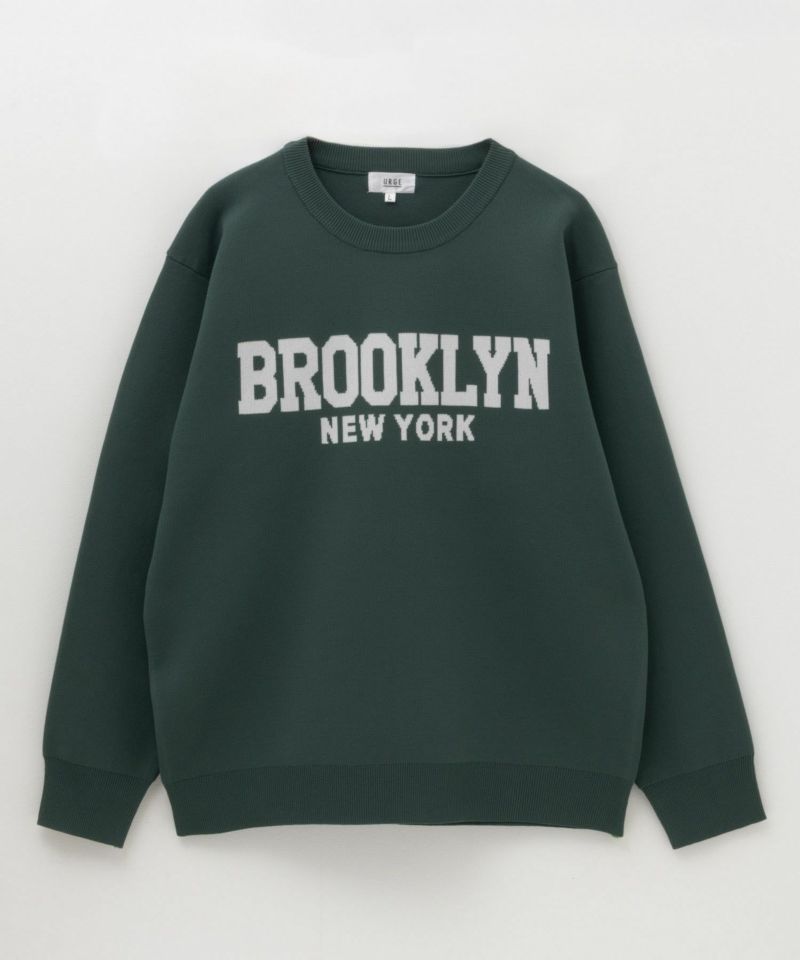 7Gジャガードスウェットライククルーニット メンズ商品画像-9