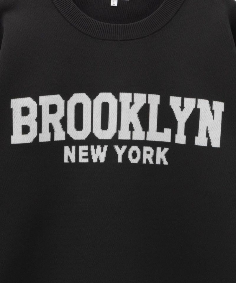 7Gジャガードスウェットライククルーニット メンズ商品画像-13