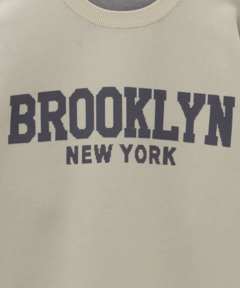 7Gジャガードスウェットライククルーニット メンズ商品画像-14