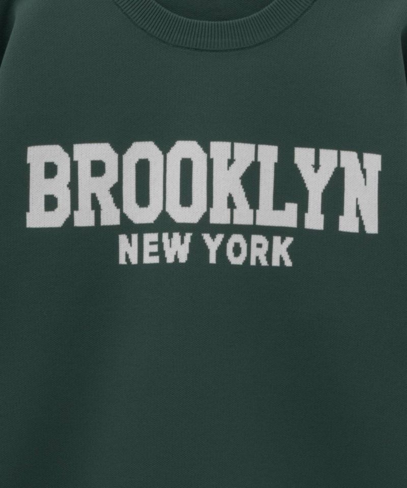 7Gジャガードスウェットライククルーニット メンズ商品画像-15