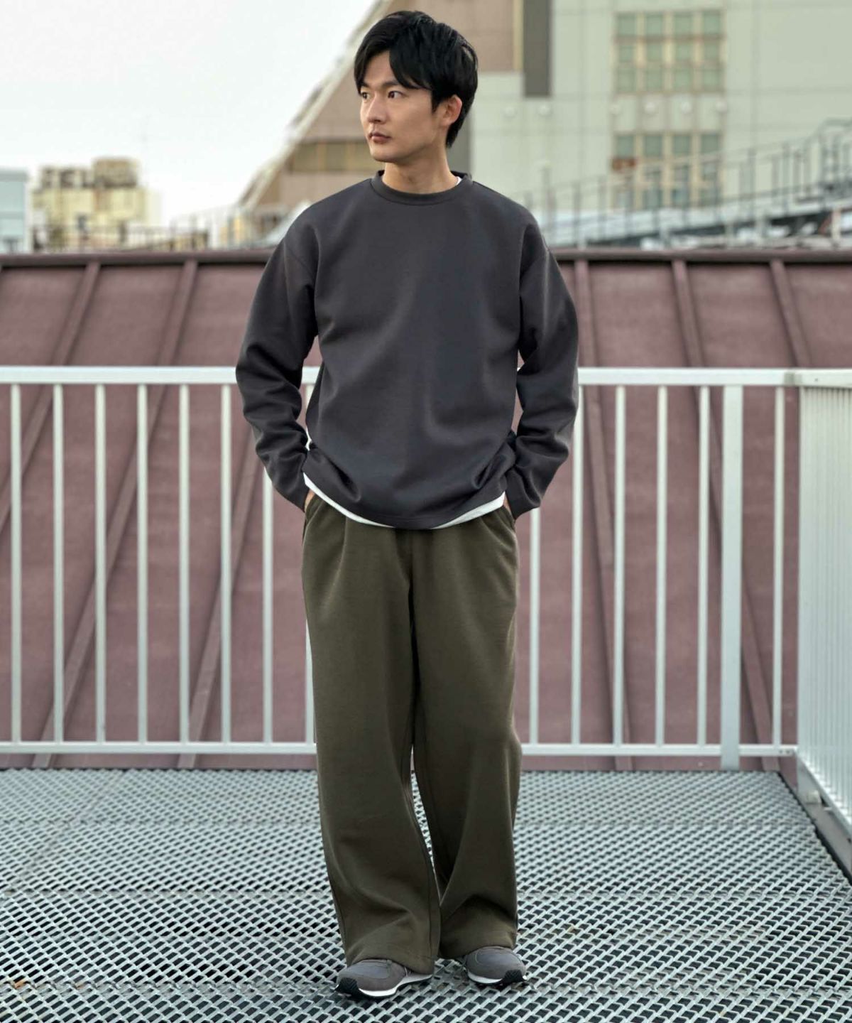 URBAN COLLECTION ワイドスウェットパンツ メンズ