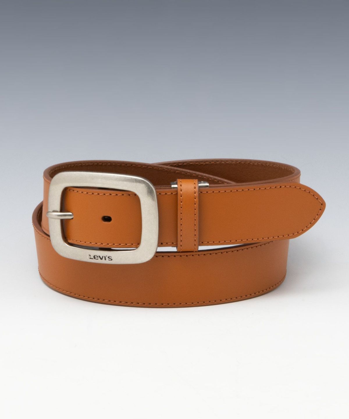 Levi's 35mmステッチレザーベルト メンズ