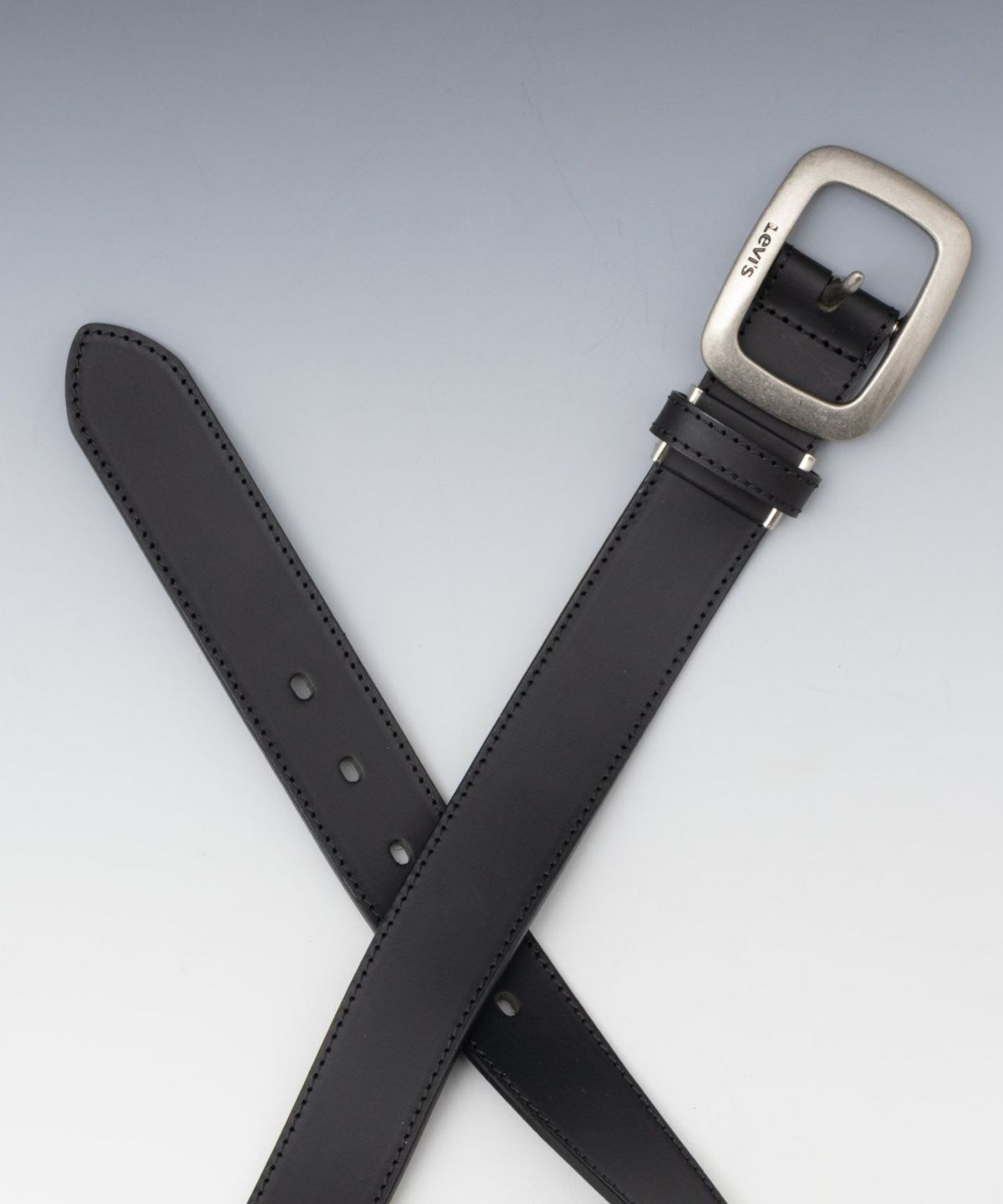 Levi's 35mmステッチレザーベルト メンズ