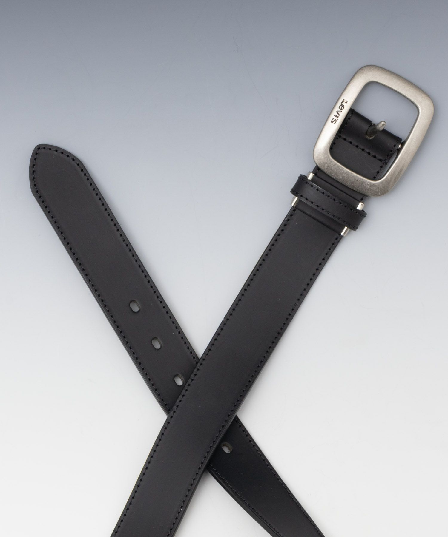 Levi's 35mmステッチレザーベルト メンズ