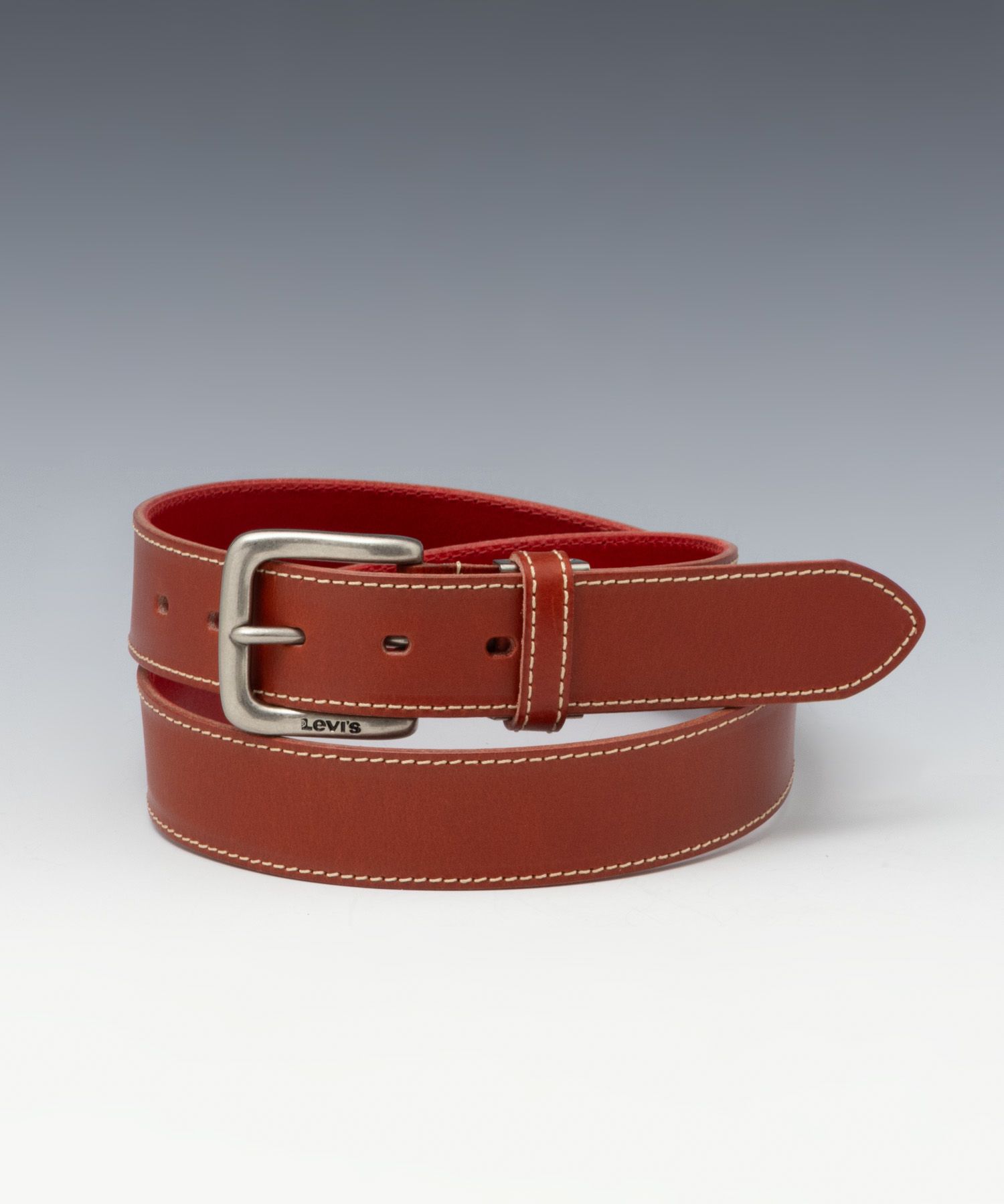 Levi's 35mmステッチカラーレザーベルト メンズ