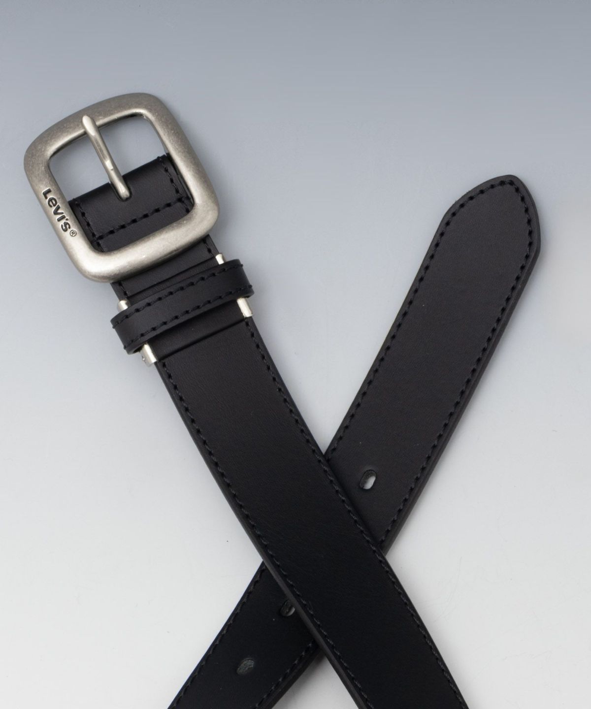 Levi's 35mmステッチベーシックレザーベルト メンズ