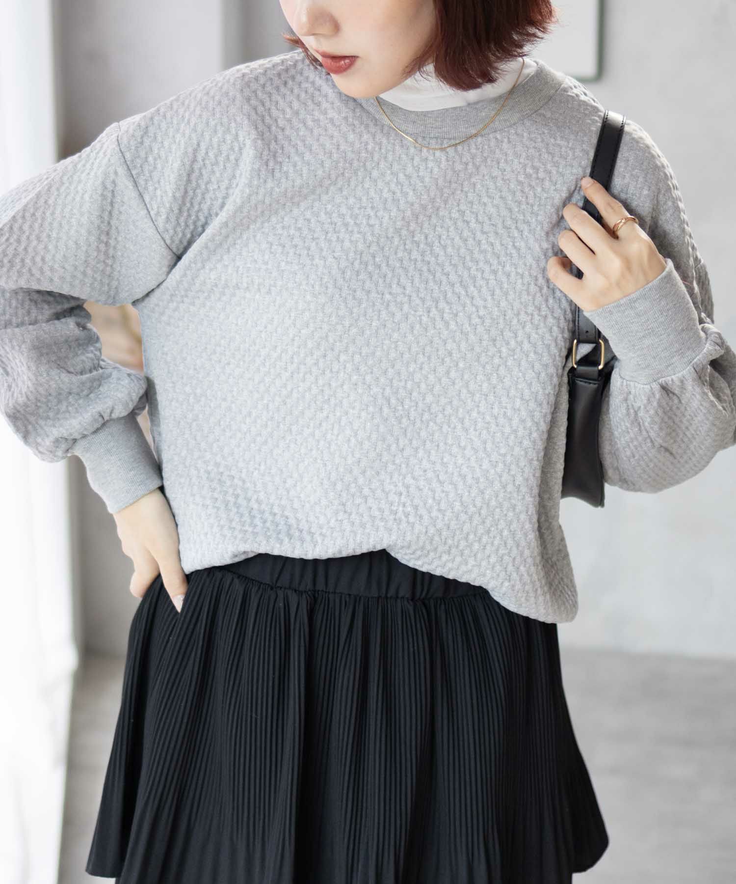 nAvy ふくれジャガードプルオーバー レディース ネコポス 対応商品