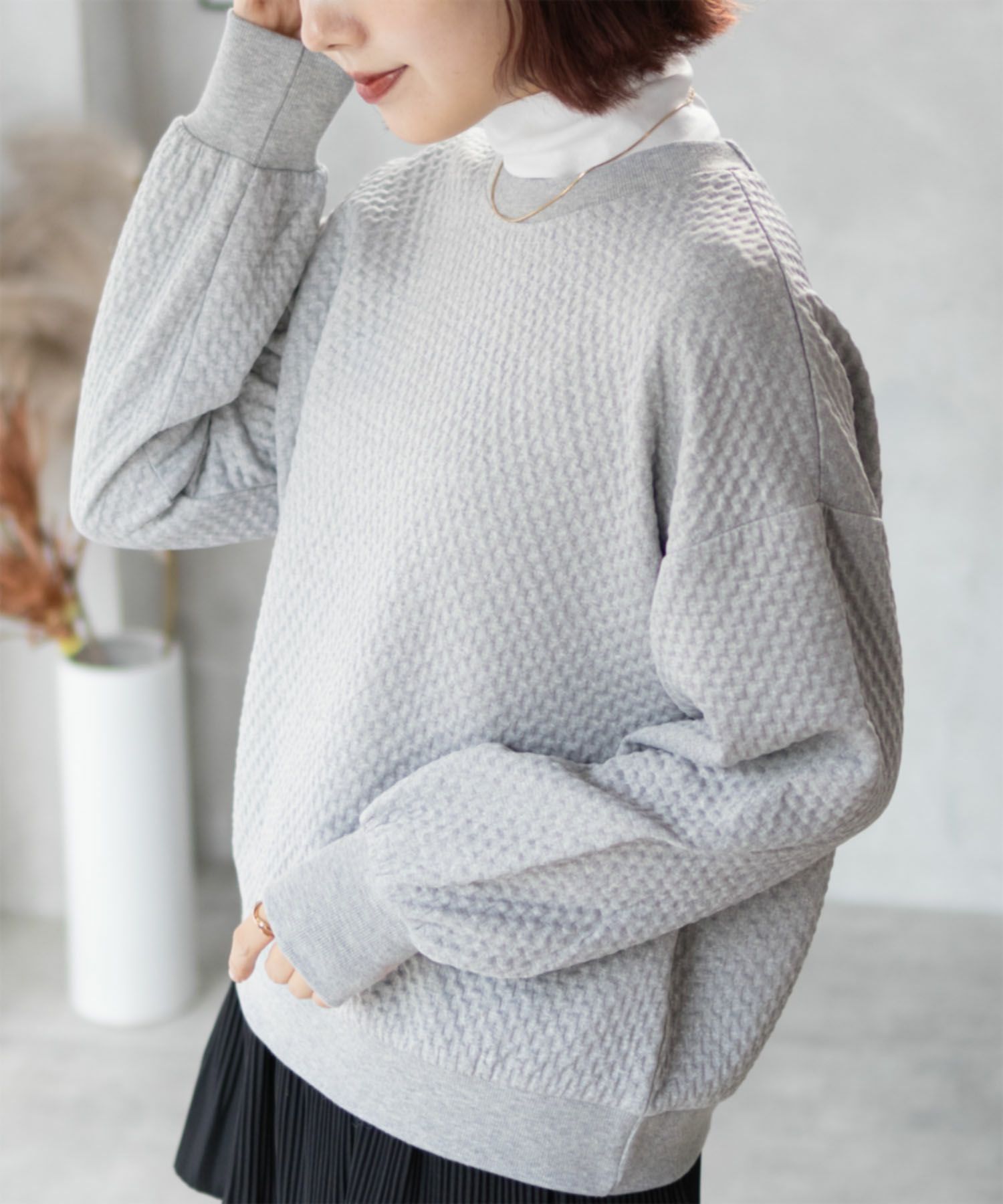 nAvy ふくれジャガードプルオーバー レディース ネコポス 対応商品