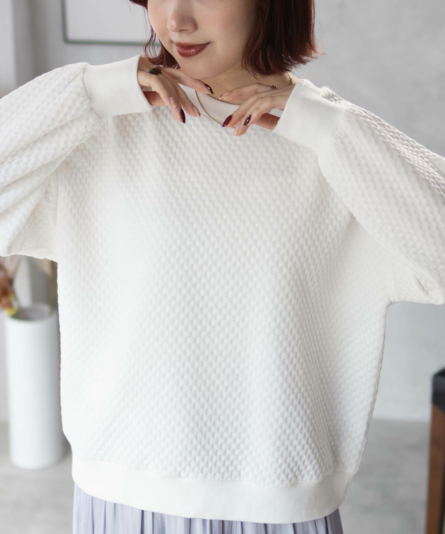 nAvy ふくれジャガードプルオーバー レディース ネコポス 対応商品