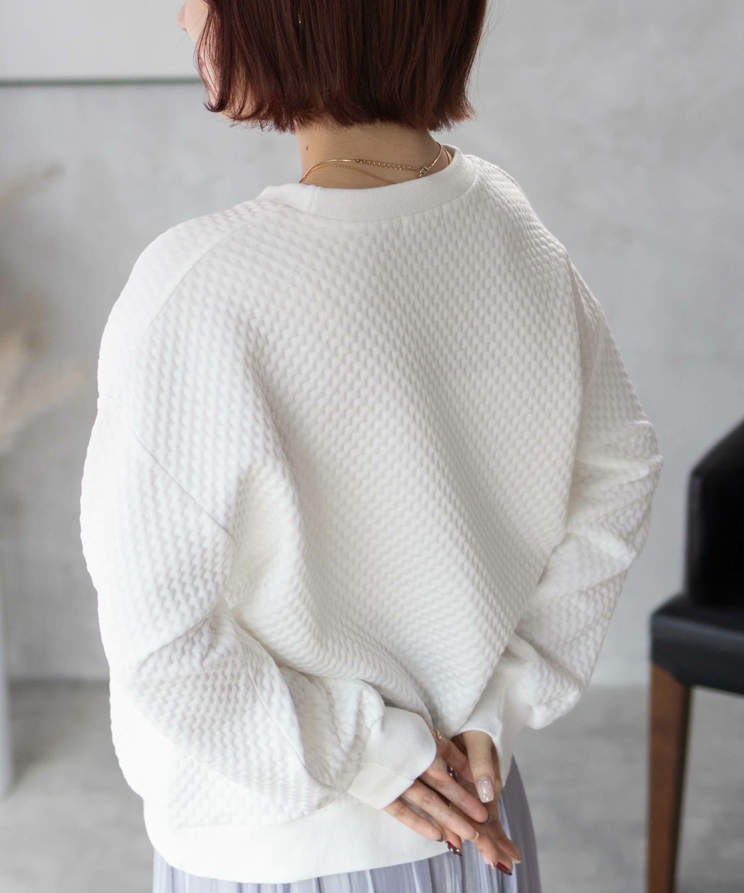 nAvy ふくれジャガードプルオーバー レディース ネコポス 対応商品