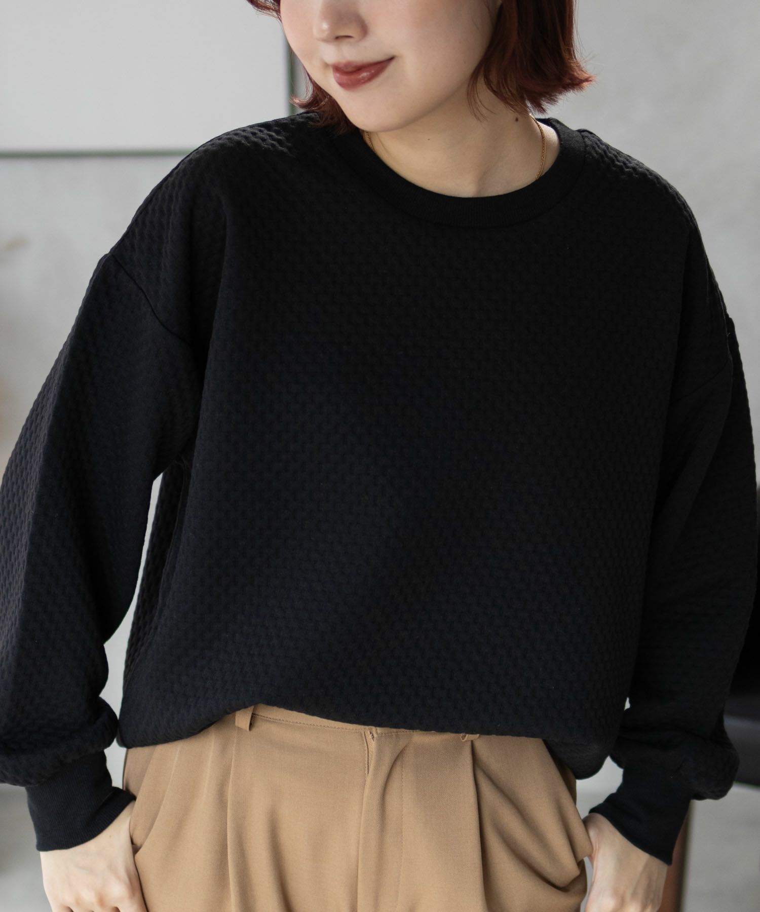 nAvy ふくれジャガードプルオーバー レディース ネコポス 対応商品