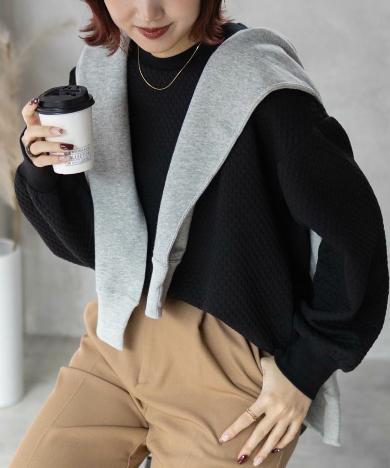 nAvy  ふくれジャガードプルオーバー レディース メール便 対応商品商品画像-18