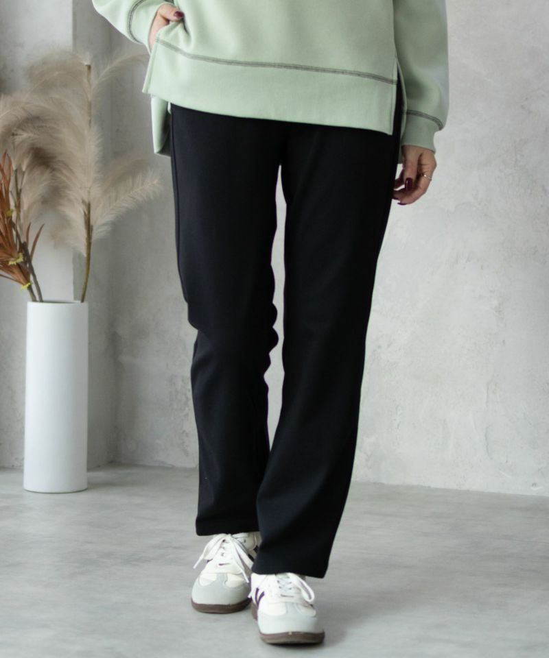 nAvy モイストタッチストレートパンツ レディース商品画像-1