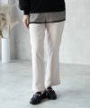 nAvy モイストタッチストレートパンツ レディース