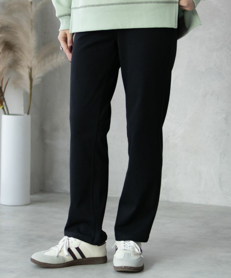 nAvy  モイストタッチストレートパンツ レディース商品画像-4