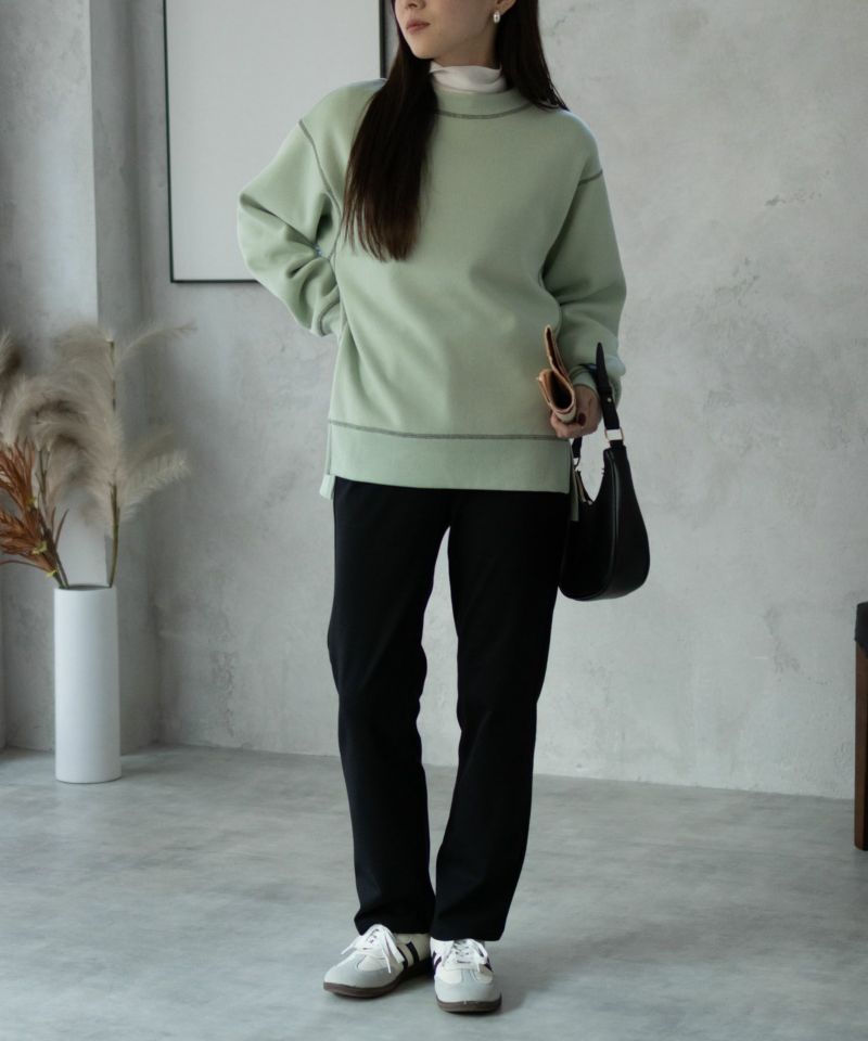 nAvy  モイストタッチストレートパンツ レディース商品画像-9