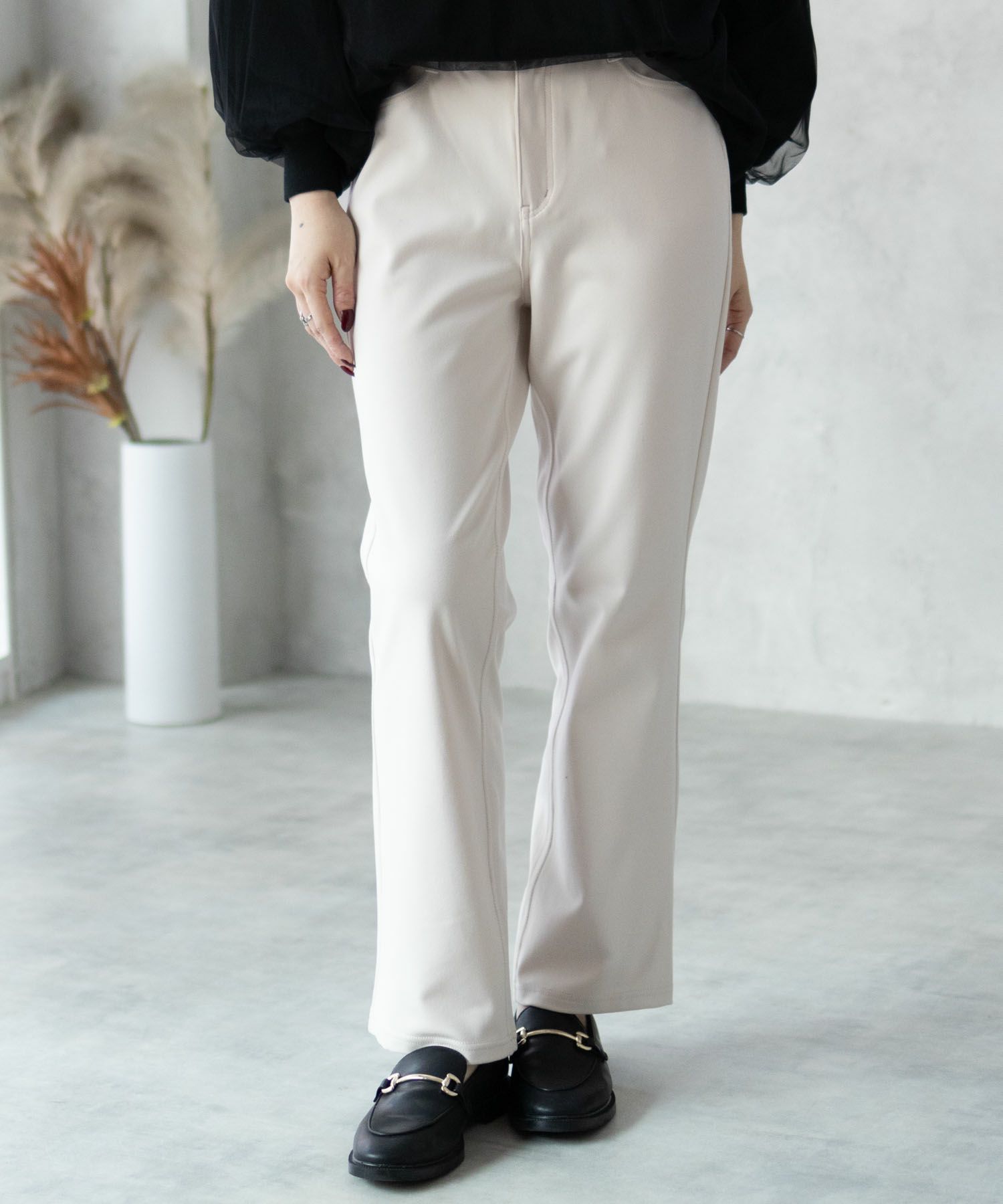 nAvy モイストタッチストレートパンツ レディース商品サムネイル-14