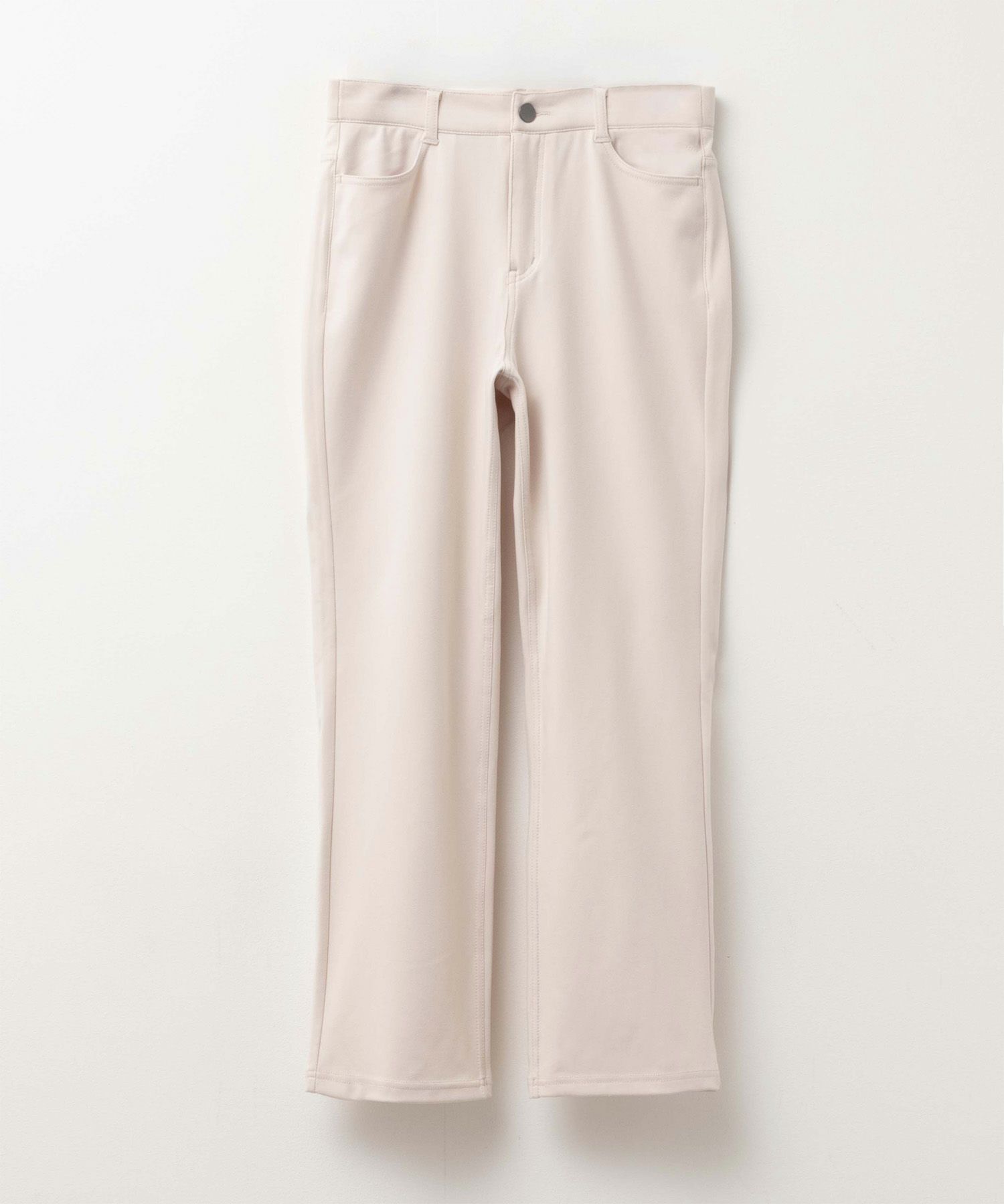 nAvy モイストタッチストレートパンツ レディース