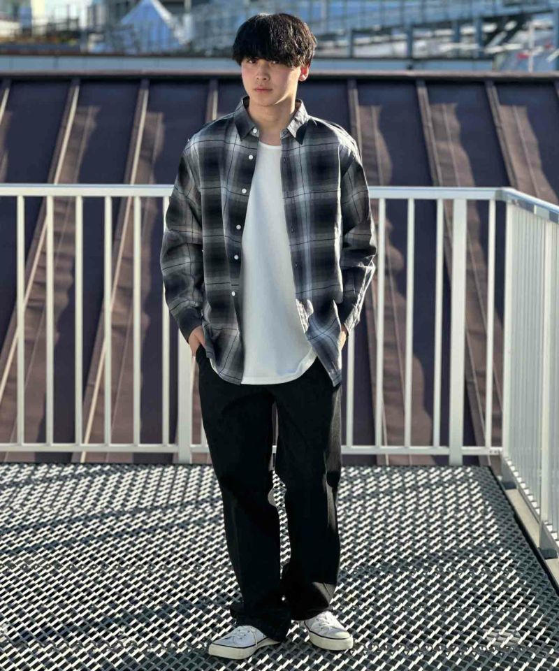 NAVY チェックシャツ メンズ商品画像-3