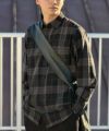 NAVY ネルチェックシャツ メンズ